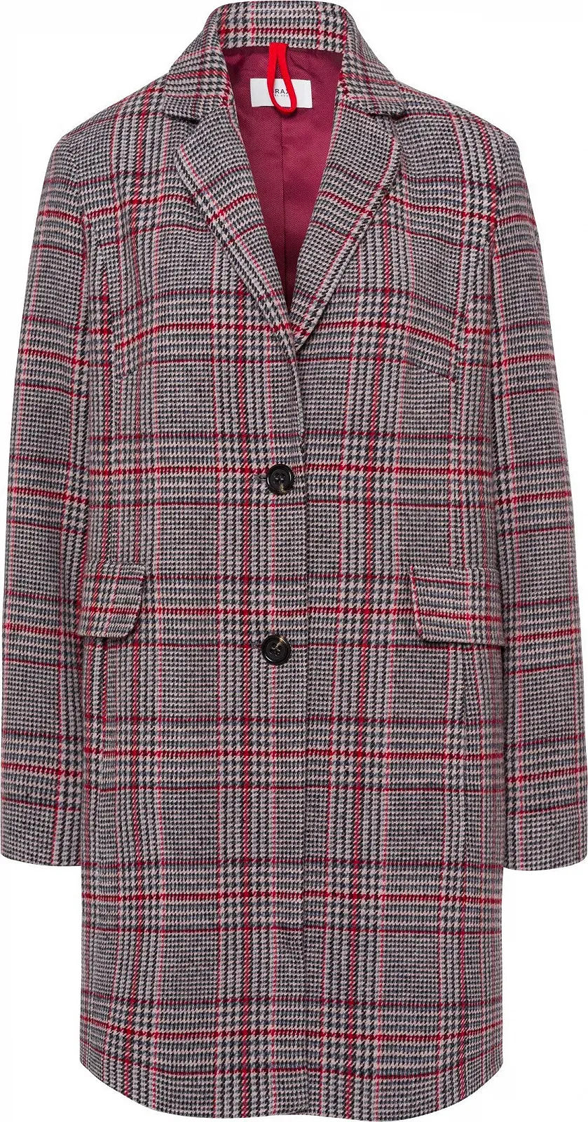 Пальто BRAX Style Porto Outdoor в клетку, фото №1 Пальто BRAX Style Porto Outdoor в клетку, фото №1