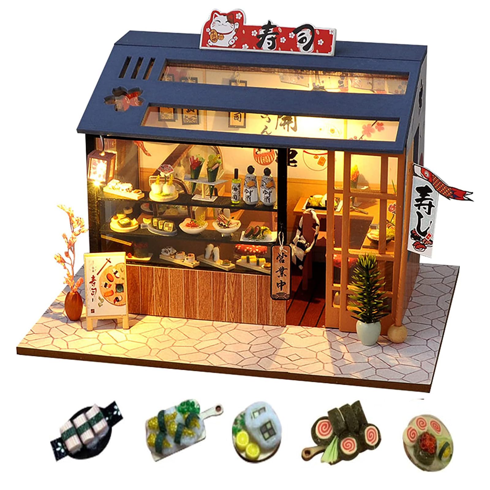 Конструктор DIY Miniature Dollhouse Kit 3D Wooden Dollhouse with Furniture Масштаб 1:24 Idea Happy Time (TD35), фото №1