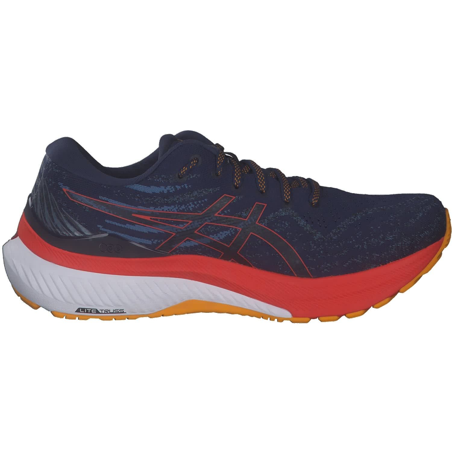 Чоловічі кросівки для бігу по шосе ASICS Kayano 28 Синій Чорний EU, фото №8