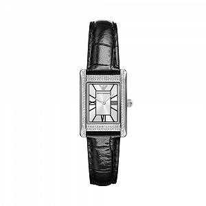 Купить Женские часы Emporio Armani, корпус 22 мм, прямоугольный, кварцевый механизм с двумя стрелками, с браслетом из нержавеющей стали или кожаным ремешком - Фото 1 Женские часы Emporio Armani, корпус 22 мм, прямоугольный, кварцевый механизм с двумя стрелками, с браслетом из нержавеющей стали или кожаным ремешком - Фото 1