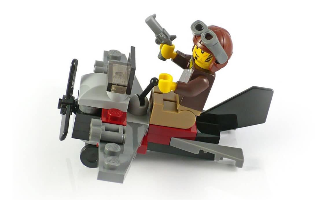 Детский конструктор LEGO Раритет Аэроплан (30090), фото №2