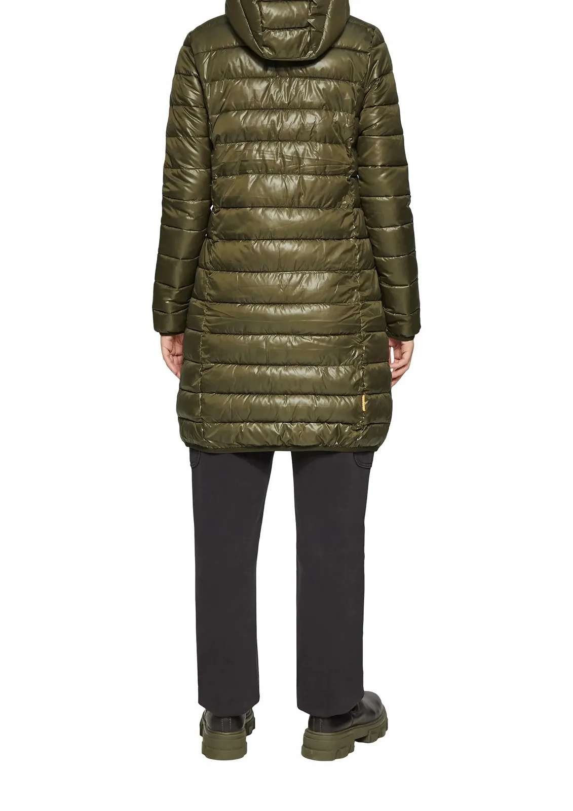 Жіноче стьобане пальто QS з капюшоном, фото №5 Жіноче стьобане пальто QS з капюшоном, фото №5