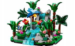 Конструктор Лего LEGO Exclusive Диорама "Дождевой тропический лес" (40782) synthetic.ua - Фото 1