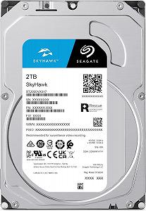 Жесткий диск Seagate SkyHawk 2ТБ 5400об/м 180 МБ/с 3.5" SATA III (ST2000VXZ17/ST2000VX017) synthetic.ua - Фото 1