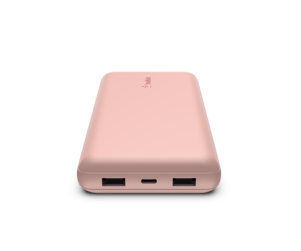 Belkin Портативний зарядний пристрій 20000mAh 15W Dual USB-A USB-C rose gold, фото №7