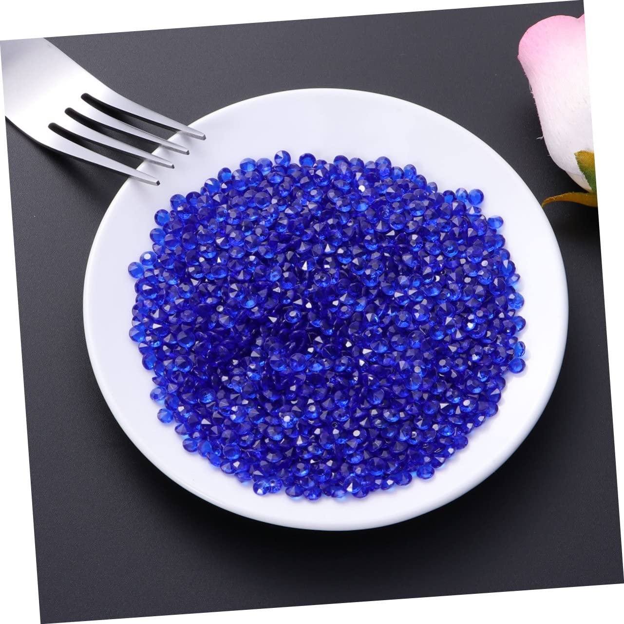 Украшения для ногтей DECHOUS 4000 штук, кристаллы для украшения стола, прозрачные вазы для цветов, украшения для дома, прозрачные стеклянные вазы для цветов, круглые вазы, конфетти, стразы для наполнения, аксессуары, фото №8