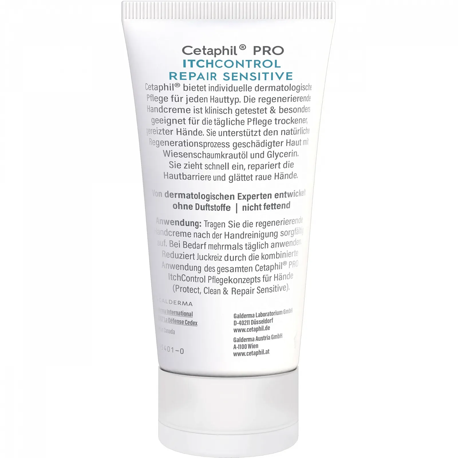 Крем для рук CETAPHIL Pro ItchControl Repair Sensitive Regenerating, 50 мл, для зудящих, сухих и раздраженных рук, разглаживает шершавые руки и уменьшает раздражение, например, от частого мытья рук, фото №2