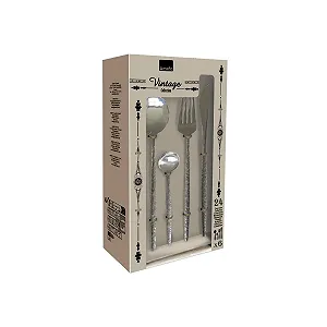 Набір столових приборів Protocol Vintage (24 предмети) ціна на synthetic.ua - Фото 1 Набір столових приборів Protocol Vintage (24 предмети) synthetic.ua - Фото 1