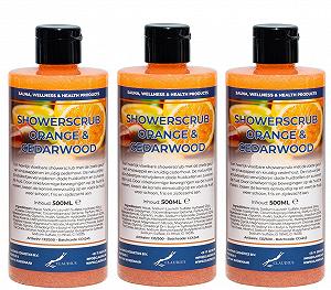 Гель-скраб для душу Orange & Cedarwood 3 x 500 мл Прозорий - Фото 1