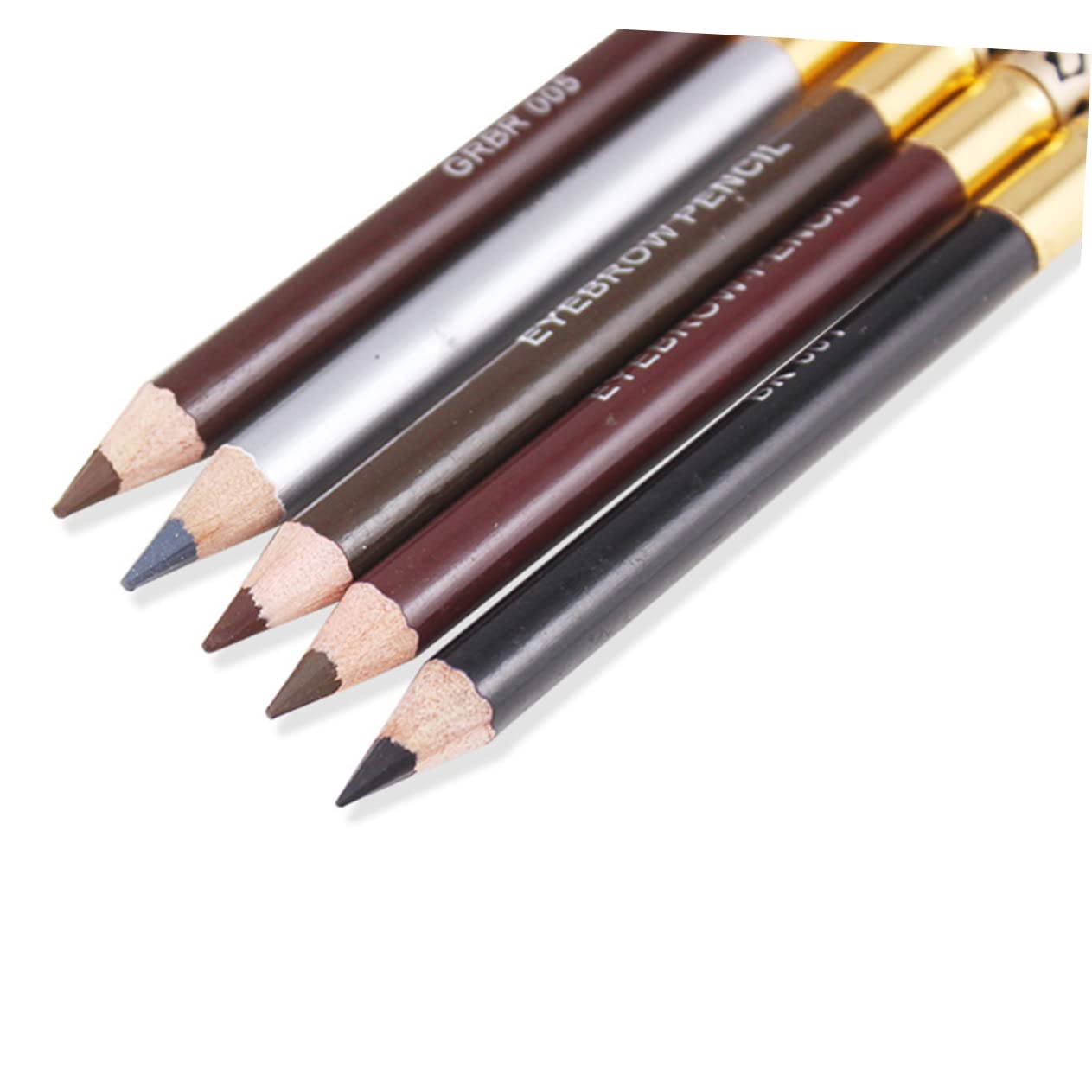 Олівець POPETPOP Бамбук Водостійкий 6 шт Темно-коричневий та білий, фото №4