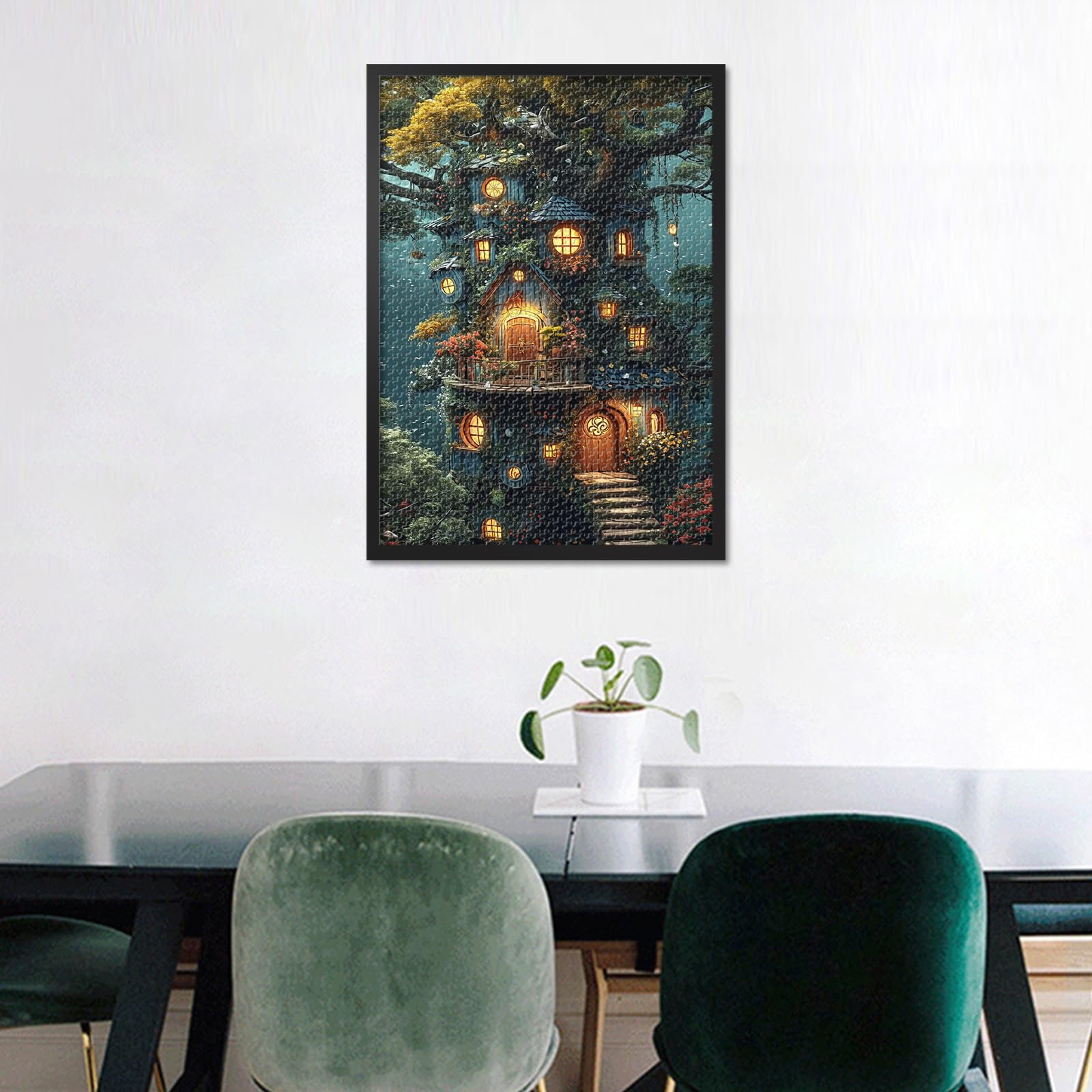 Пазл Enchanted Fantasy Tree House Art 1000 деталей 70 x 50 см, фото №6