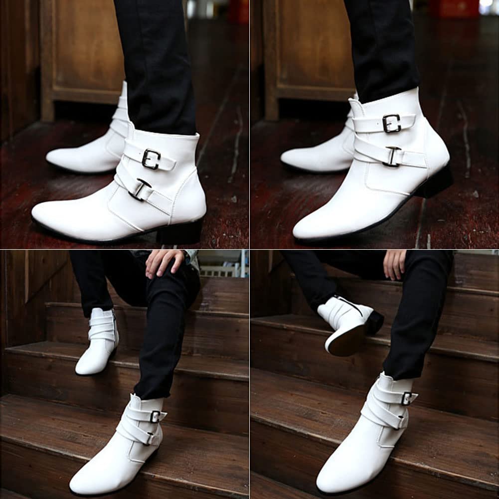 Ботинки Дерби Wealsex Кожа PU Молния, фото №6