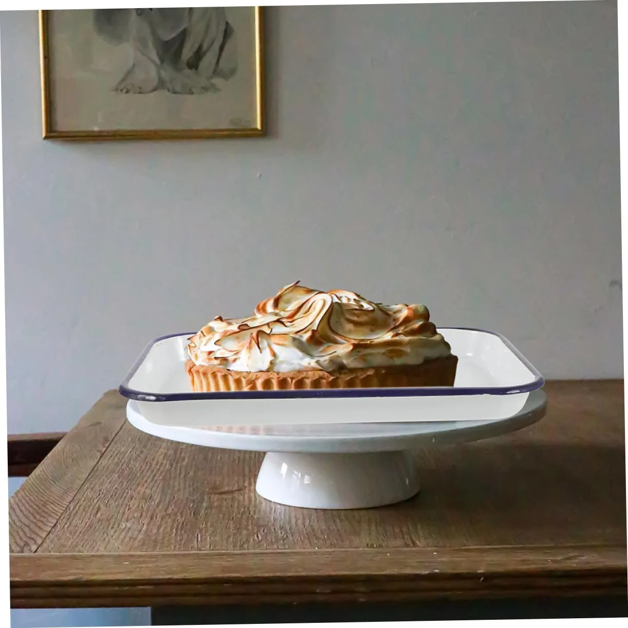 Деко Homoyoyo прямокутне емальоване термостійке біле, фото №9