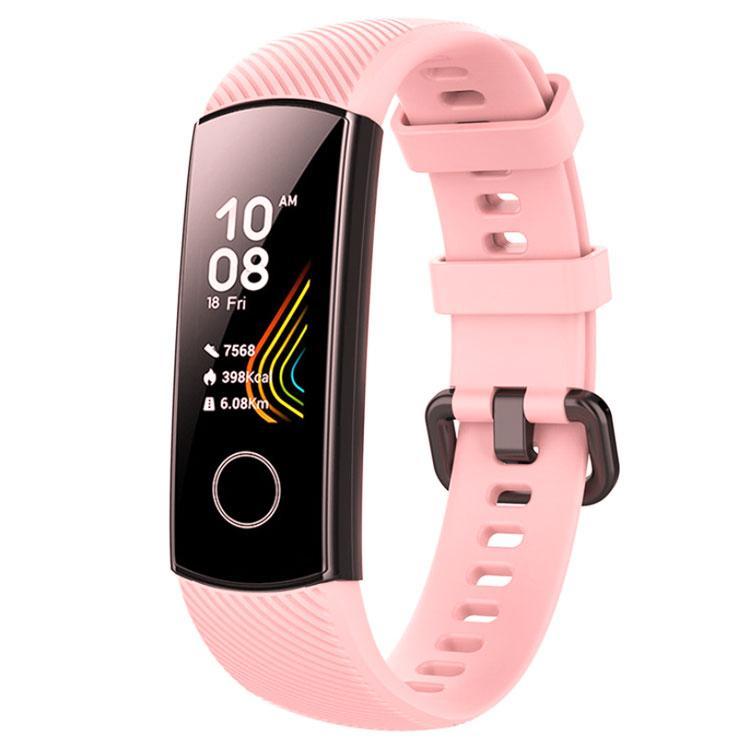 Смішок силиконовий Primo для фітнес-браслету Huawei Honor Band 4 5 Pink, фото №1