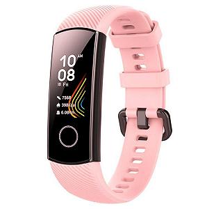 Смішок силиконовий Primo для фітнес-браслету Huawei Honor Band 4 5 Pink - Фото 1