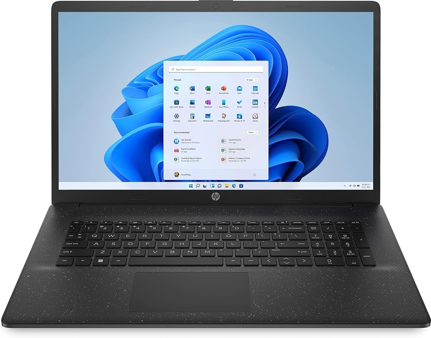 Ноутбук 17.3" HP Laptop 17 (17-cp2266ng) AMD Ryzen 5 7520U RAM 8GB SSD 512GB Windows 11 (UKR), фото №1