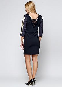 Платье Elisabetta Franchi 40 Комбинированный (BG-31854-DRESS_Mix) synthetic.ua - Фото 1