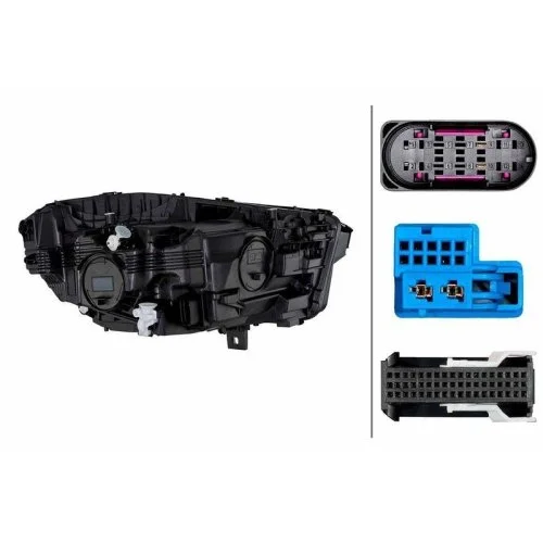 Основна фара HELLA 1EX 015 568-711 для MERCEDES-BENZ, ліва, фото №2