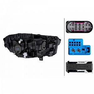 Основна фара HELLA 1EX 015 568-711 для MERCEDES-BENZ, ліва synthetic.ua - Фото 1