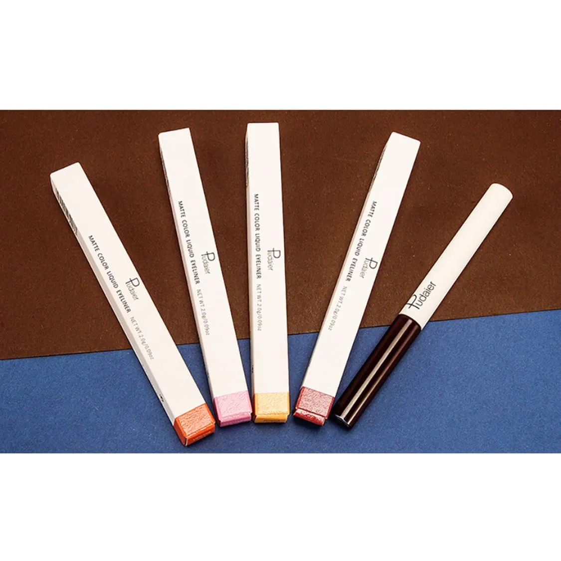 Рідка Підводка для очей Матова Різнобарвна Водостійка Пігментована Стійка, фото №7