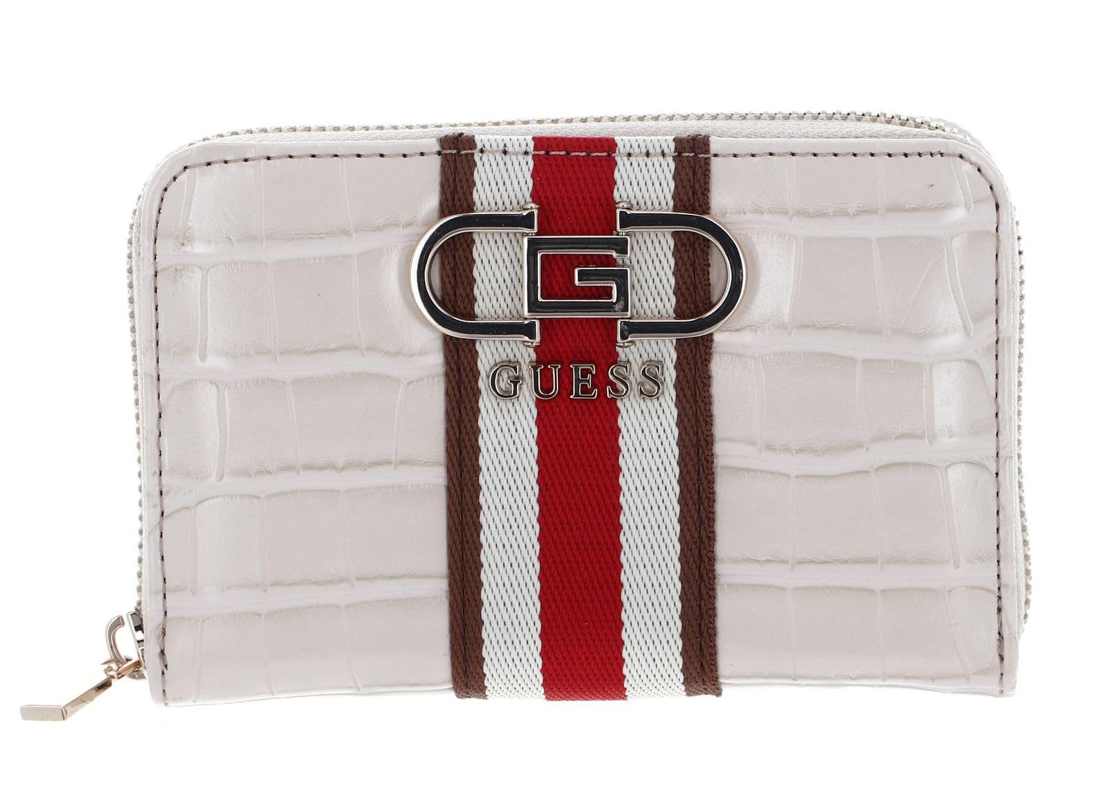 Гаманець GUESS Nelka SLG Zip Around Wallet M Stone, фото №3