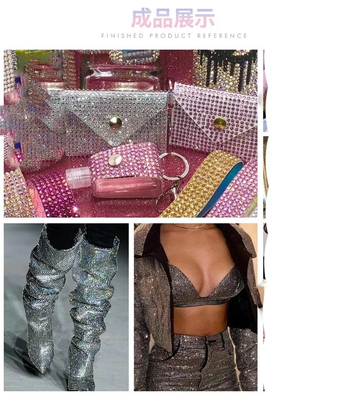 Стрази Плоска задня частина Crystal блакитне скло S 8, 1440 шт, фото №5