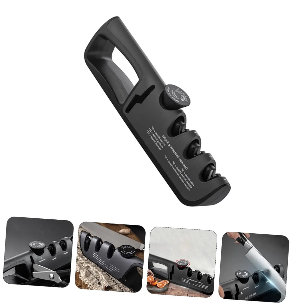 Ручная точилка для ножей OUNONA многофункциональная с регулируемым углом, фото №9