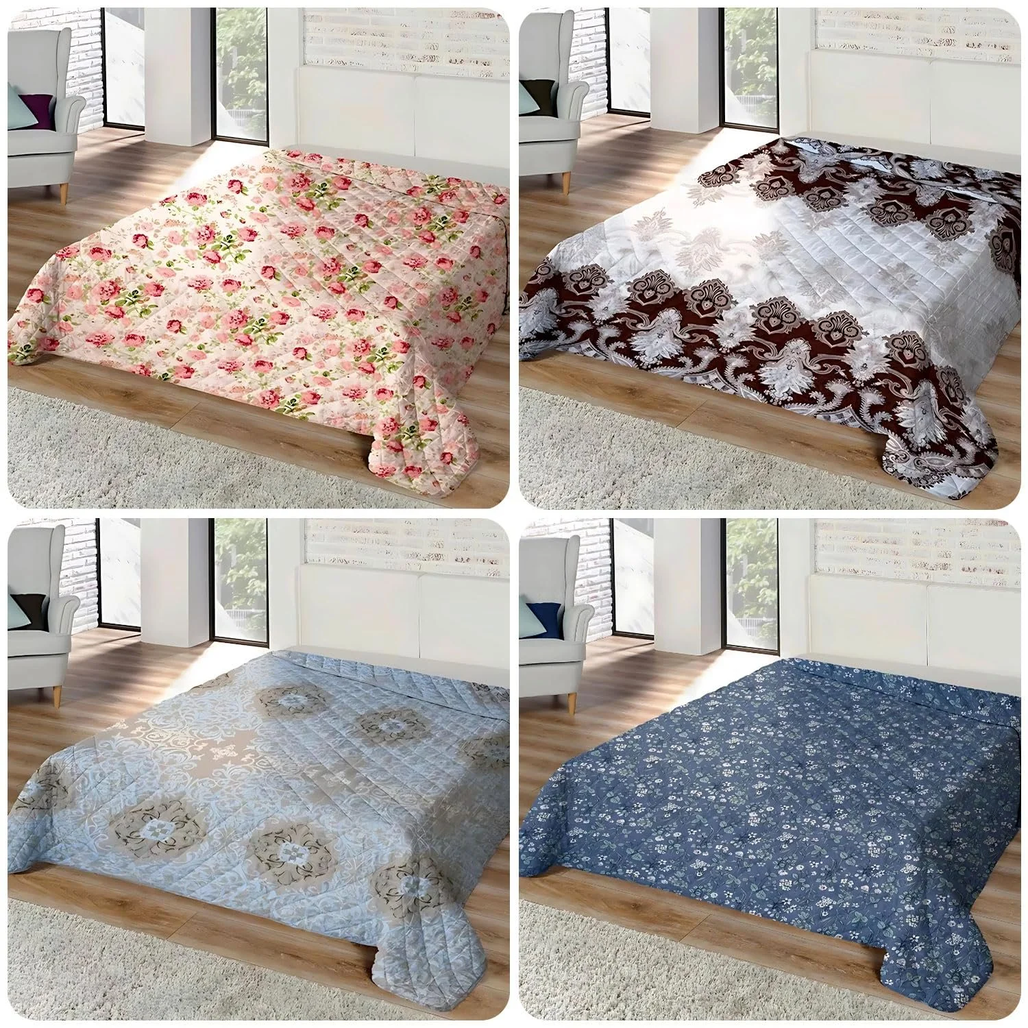 Покрывало Home Oase XXL 220 x 240 см Синий, фото №7