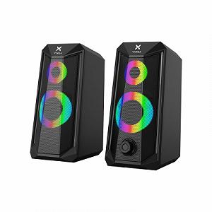 Акустическая система Vinga SP-200 LED USB Black - Фото 1
