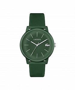 Чоловічий аналоговий кварцовий годинник Lacoste 2011240, сірий силіконовий ремінець - Фото 1