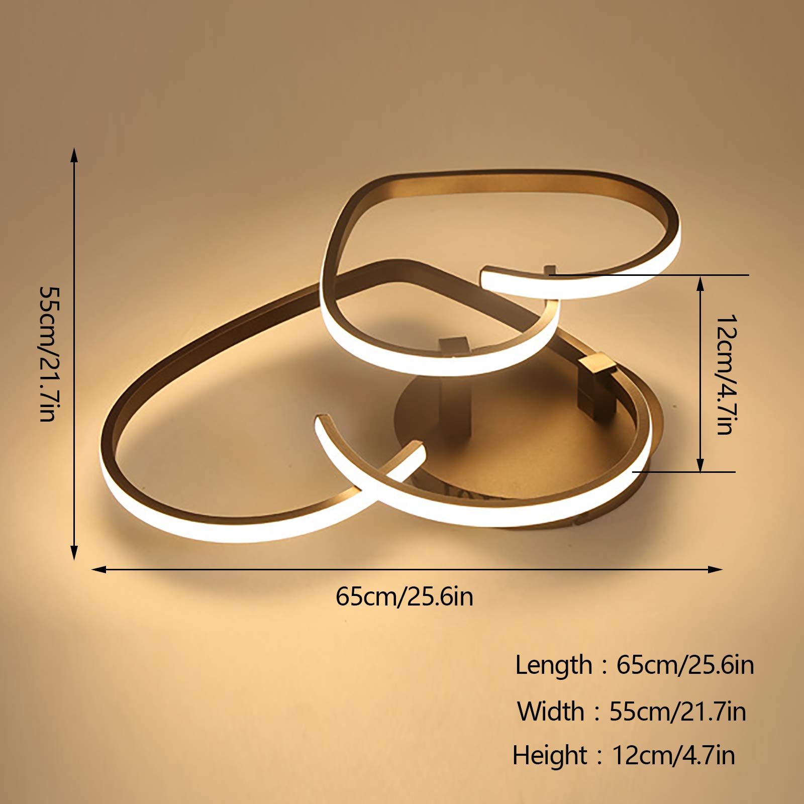 Світильник KenSyuInt LED стельовий для спальні дитячої кімнати 220 В диммований з пультом керування, фото №6 Світильник KenSyuInt LED стельовий для спальні дитячої кімнати 220 В диммований з пультом керування, фото №6