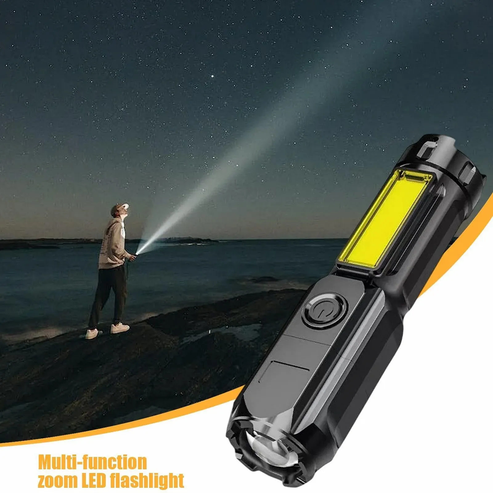 Кемпінговий ліхтар Регульований Змінний фокус Відстань Портативний та легкий, фото №3 Кемпінговий ліхтар Регульований Змінний фокус Відстань Портативний та легкий, фото №3