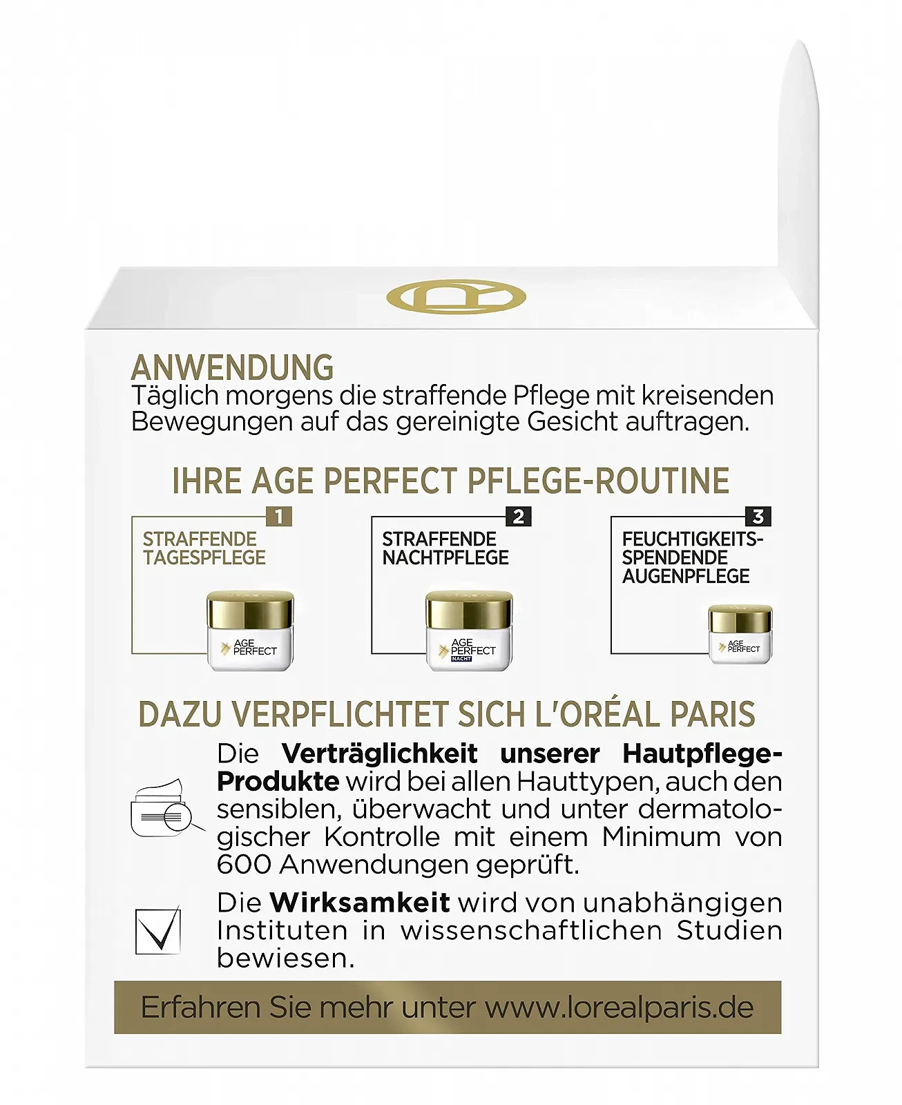 Денний крем L'Oréal Paris Age Perfect Pro Collagen Expert зміцнювальний 50 мл (2 шт. в упаковці), фото №5