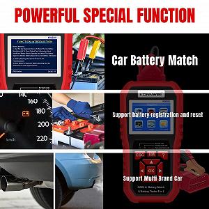 Автосканер акумулятора батареї KW880 OBD-II та CAN Konnwei 2.8" TFT synthetic.ua - Фото 1