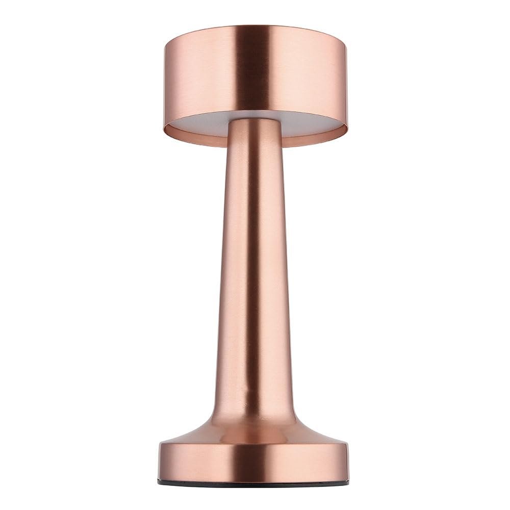 Настольная лампа Globo Медная Touch Dimmer Аккумуляторная LED Высота 21 см, фото №1