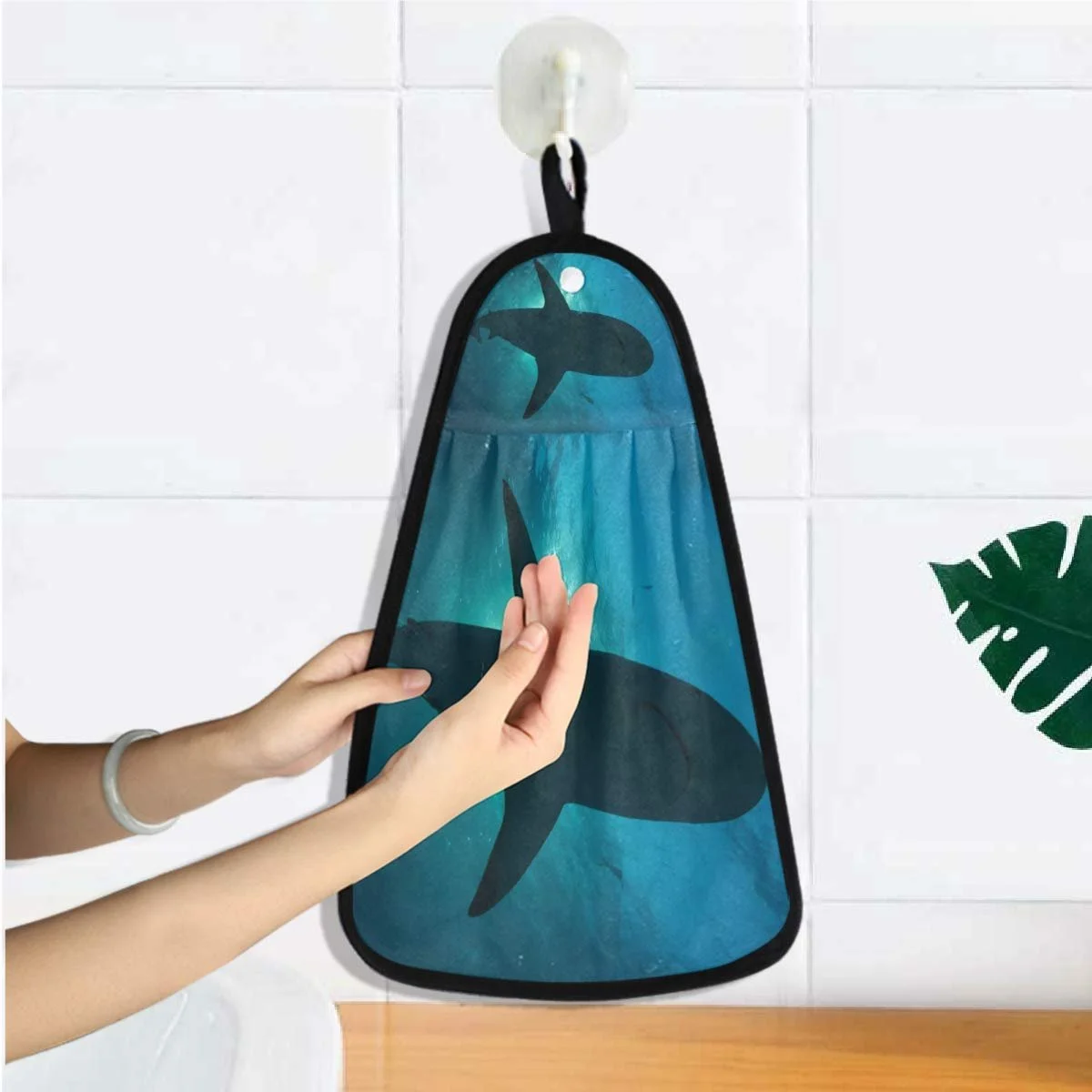 Підвісний рушник Sea Animal Shark Absorbent Quick Dry 42 x 31 см, фото №5