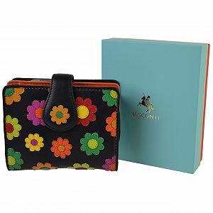 Женский кожаный кошелек Visconti Daisy Маленький Цветочный дизайн synthetic.ua - Фото 1