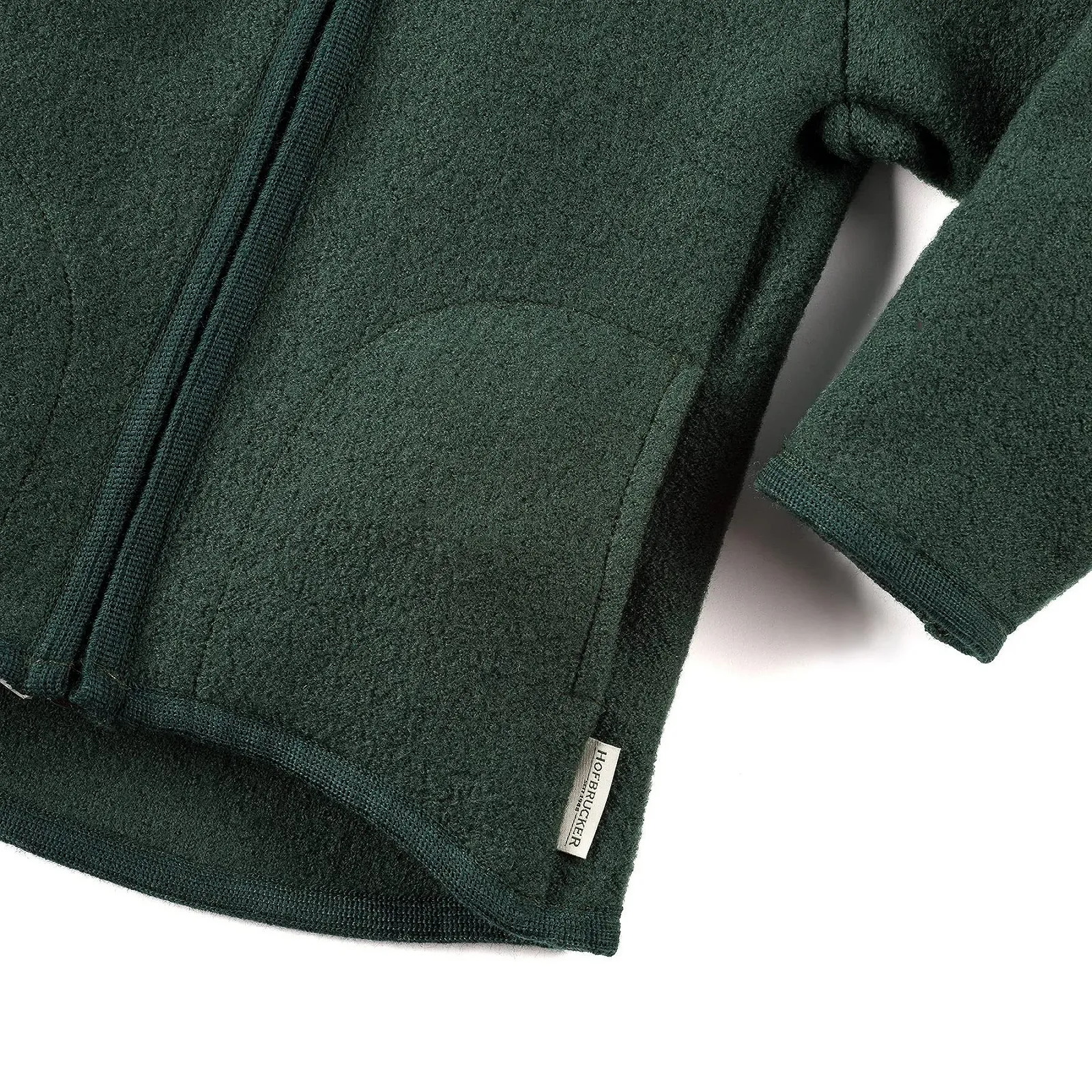 Куртка з капюшоном Hofbrucker Wollwalk з мериносової вовни від осені до весни, фото №4