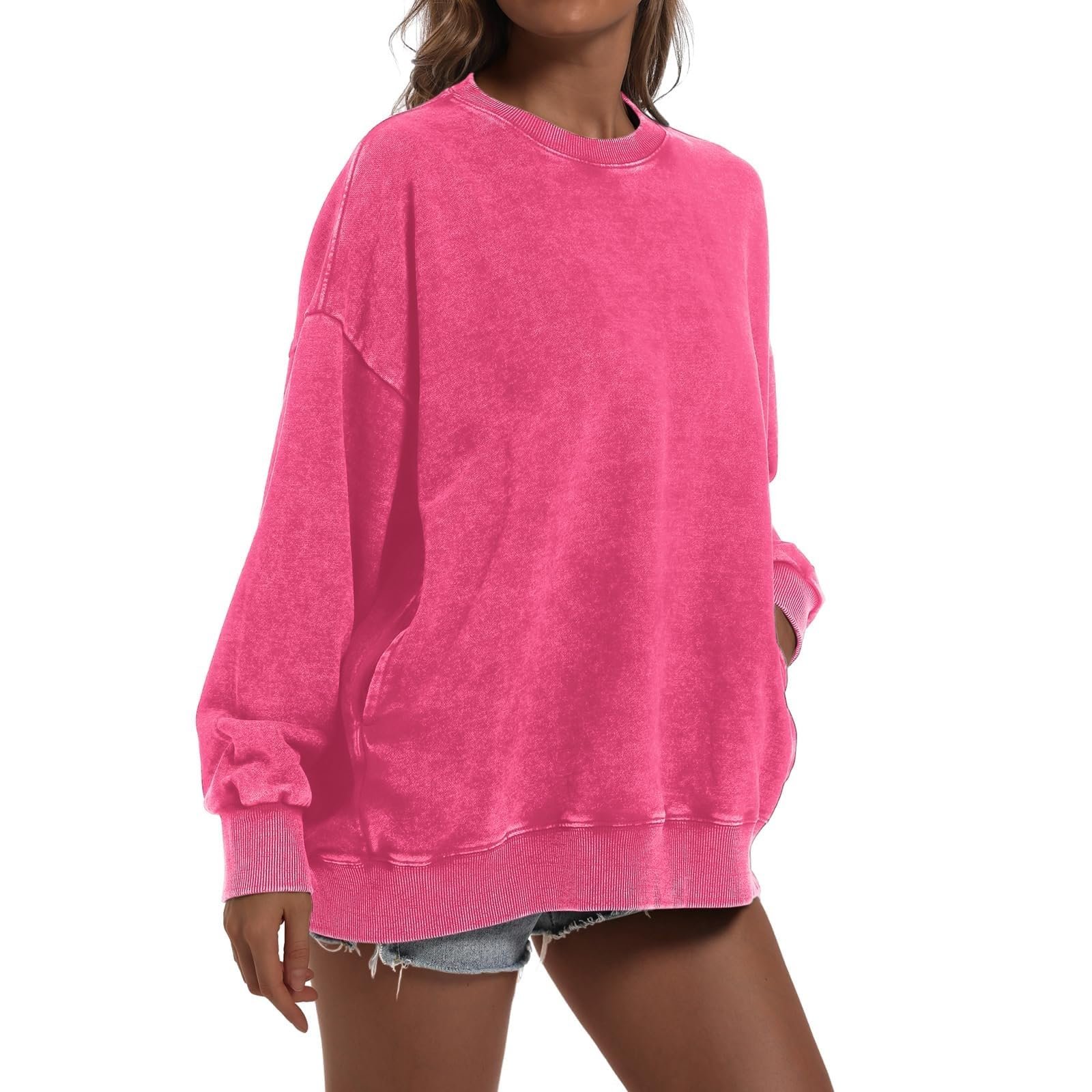 Винтажный Подростковый Свитшот для женщин, Круглый вырез, модные, цветные Худи, Комфортный Пуловер 2025, трендовый, свободный крой с рисунками, Y2K, аниме, Свитшоты с длинными рукавами, осень, Workou, милый, фото №5