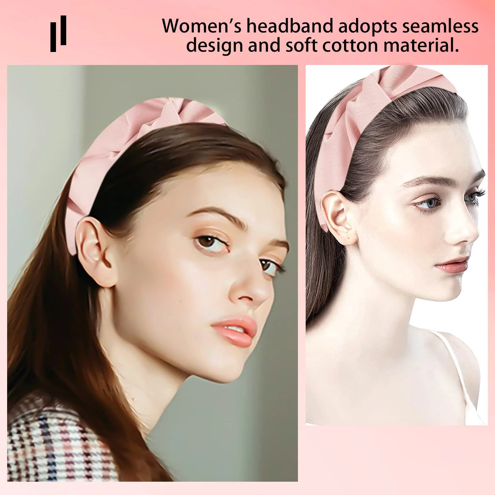 Обруч Женский с блестящей плетеной поверхностью, фото №6