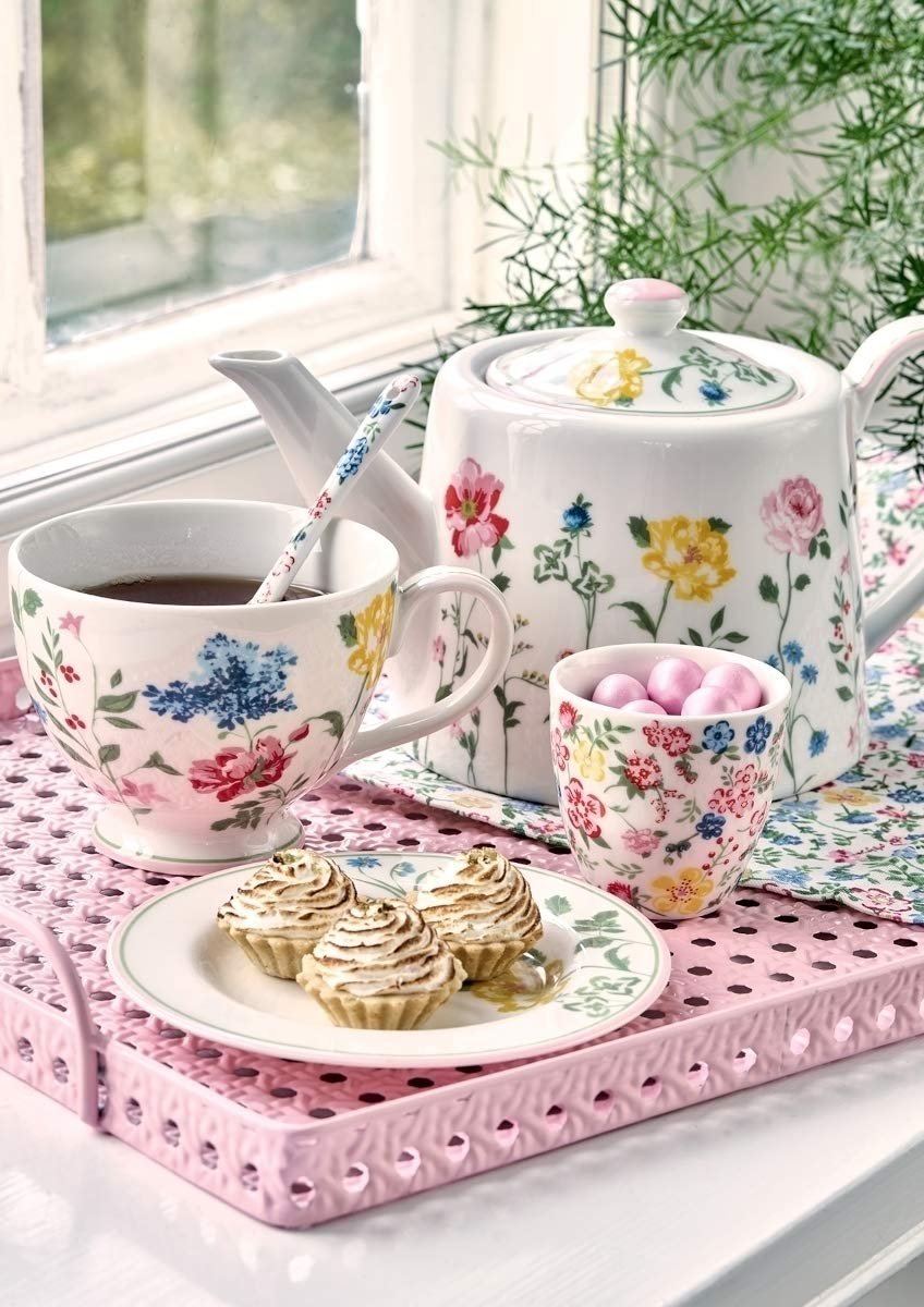 Скатертина GreenGate Mira White 145 x 250 см, фото №5