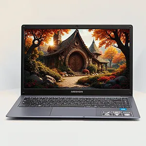 Ноутбук 14" Medion (Lenovo Group) Akoya E14223 | 10-е покоління Intel Celeron N4120 | RAM DDR4 8 ГБ | eMMC 128 ГБ | Intel UHD Graphics 600 | АКБ до 9 годин | Wi-Fi 5.0 | Bluetooth 5.1 | Win11 (5107) - Фото 1
