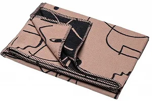 Плед David Fussenegger Sylt 'Faces' 140 x 200 см Средний Коричневый synthetic.ua - Фото 1