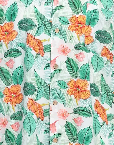 Мужская рубашка GUESS / с короткими рукавами и эко-флюидным принтом / Разноцветная, фото №4