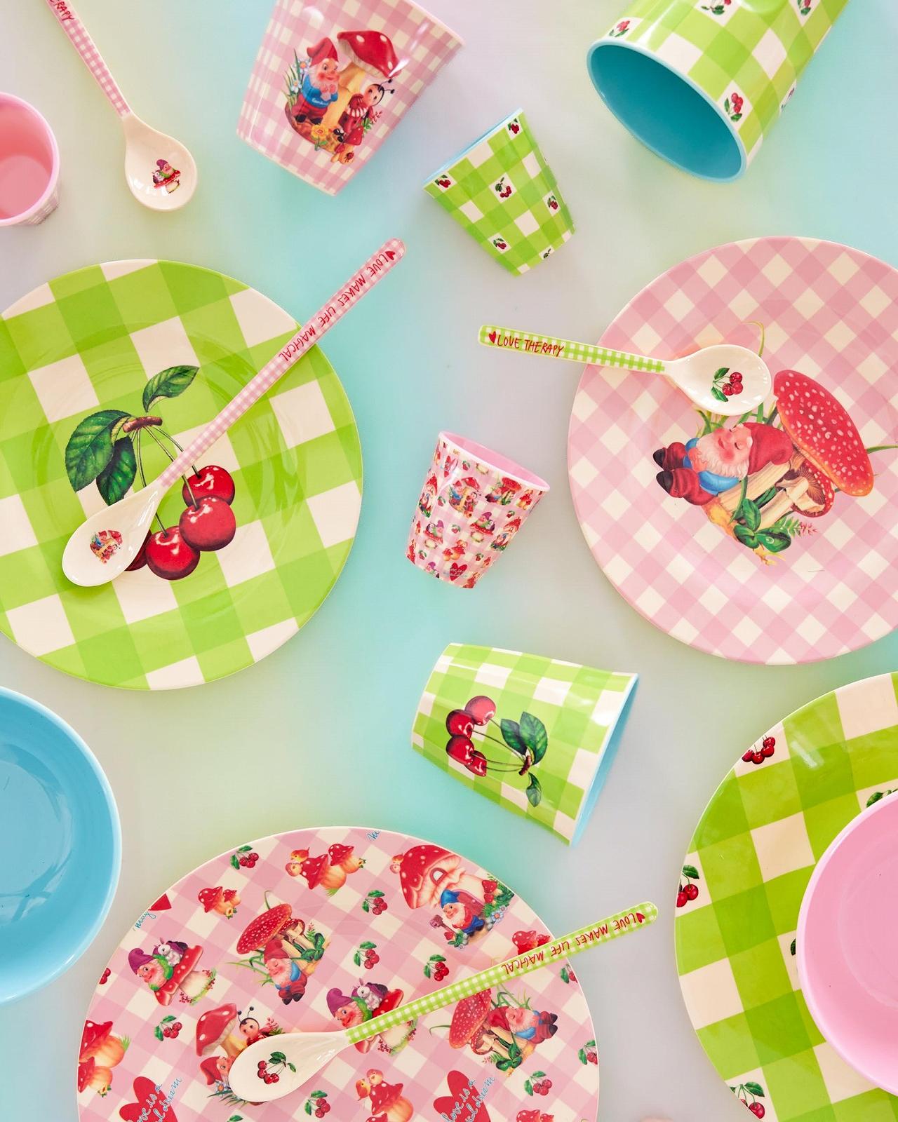 Ложка для риса, кофе Rice Melamine Spoon Love Therapy Print Набор из 2 шт, фото №4