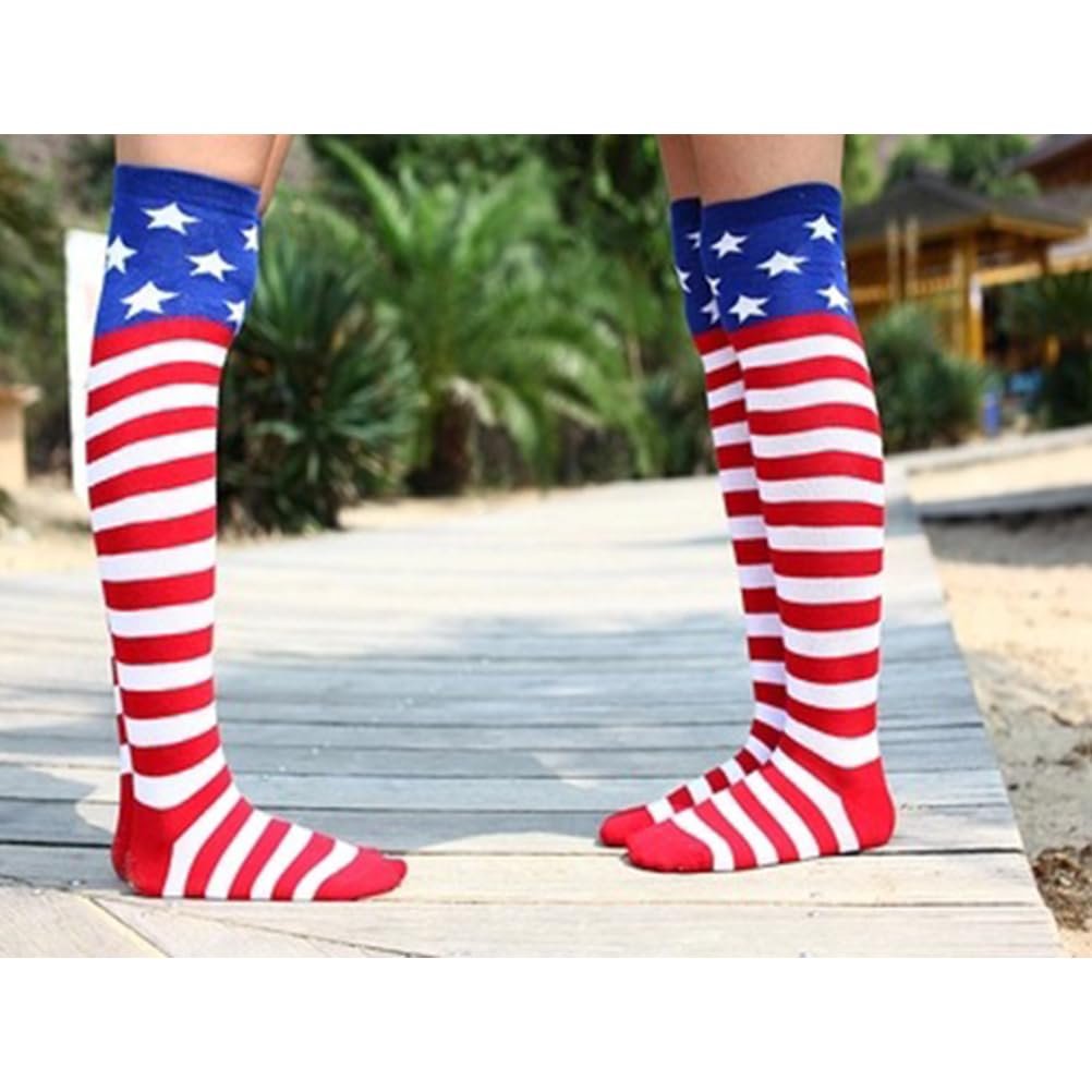 Чулки VALICLUD с флагом США, 1 пара, фото №9