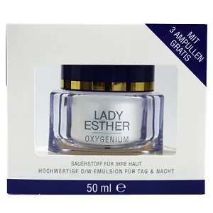 Крем Lady Esther Cosmetic Oxygenium з 3 ампулами концентрату Oxygenium 50 мл - Фото 1