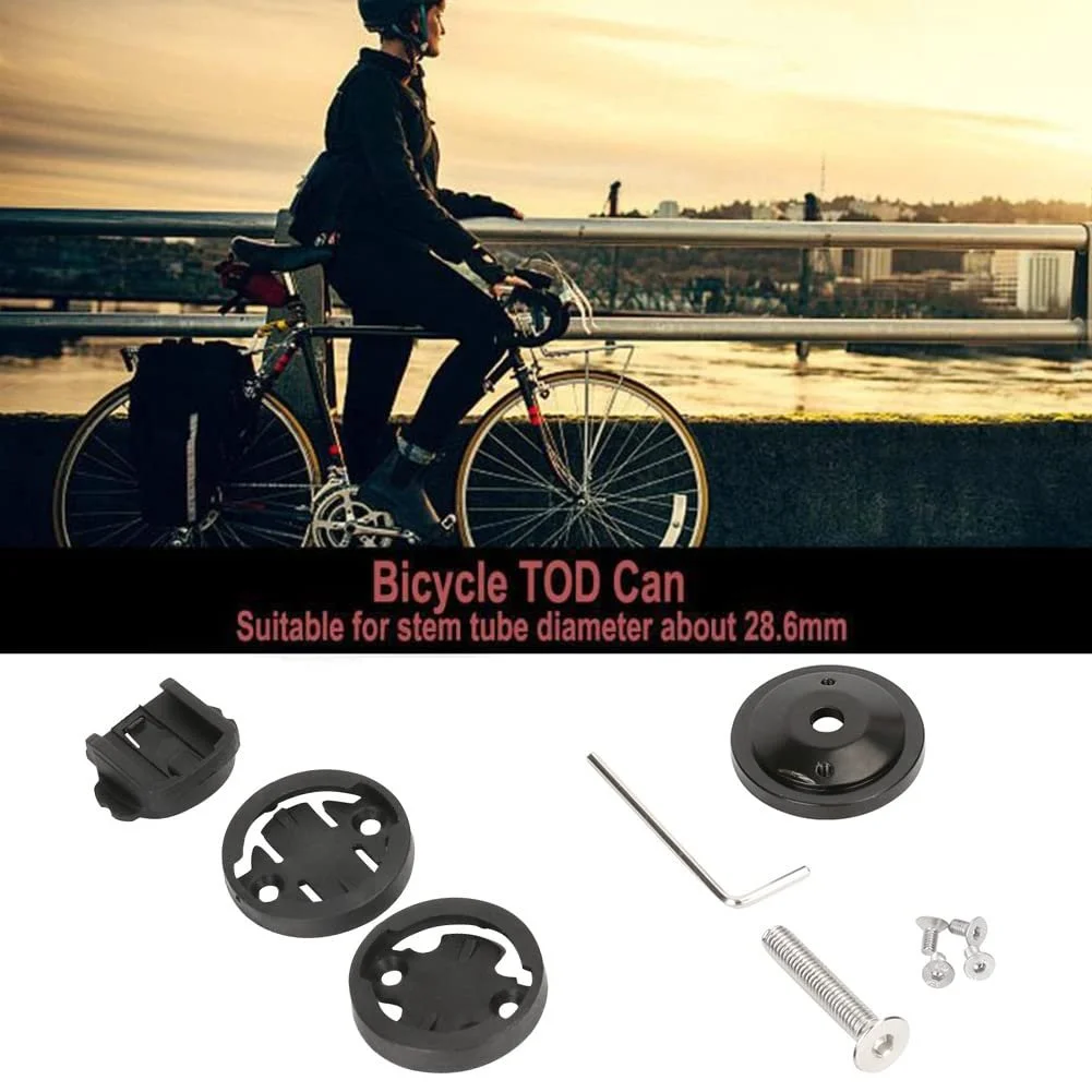 Кріплення для велокомп’ютера Stem Mount Adapter CNC Black, фото №7