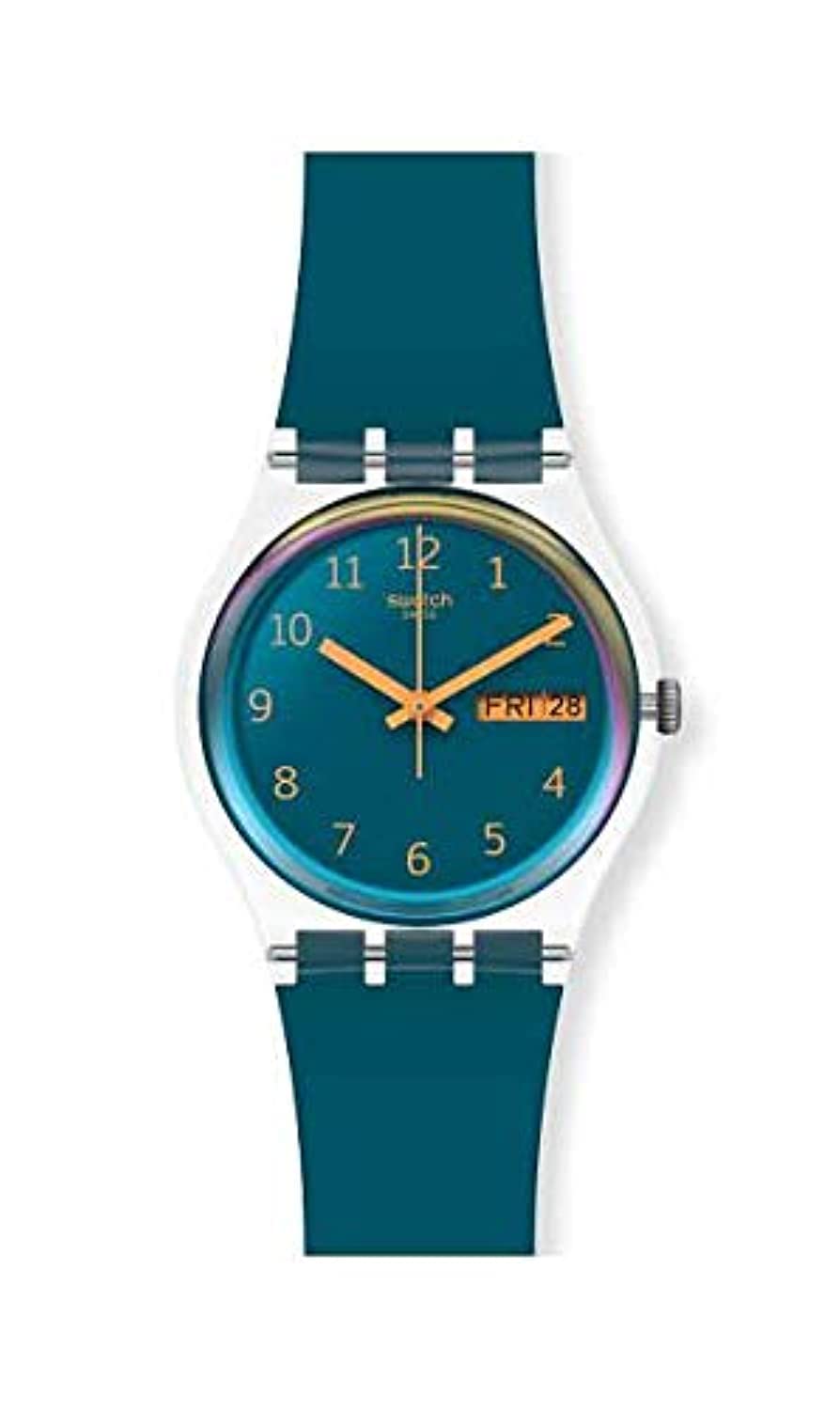 Годинник Swatch GE721 Blue Away, ремінець, фото №1