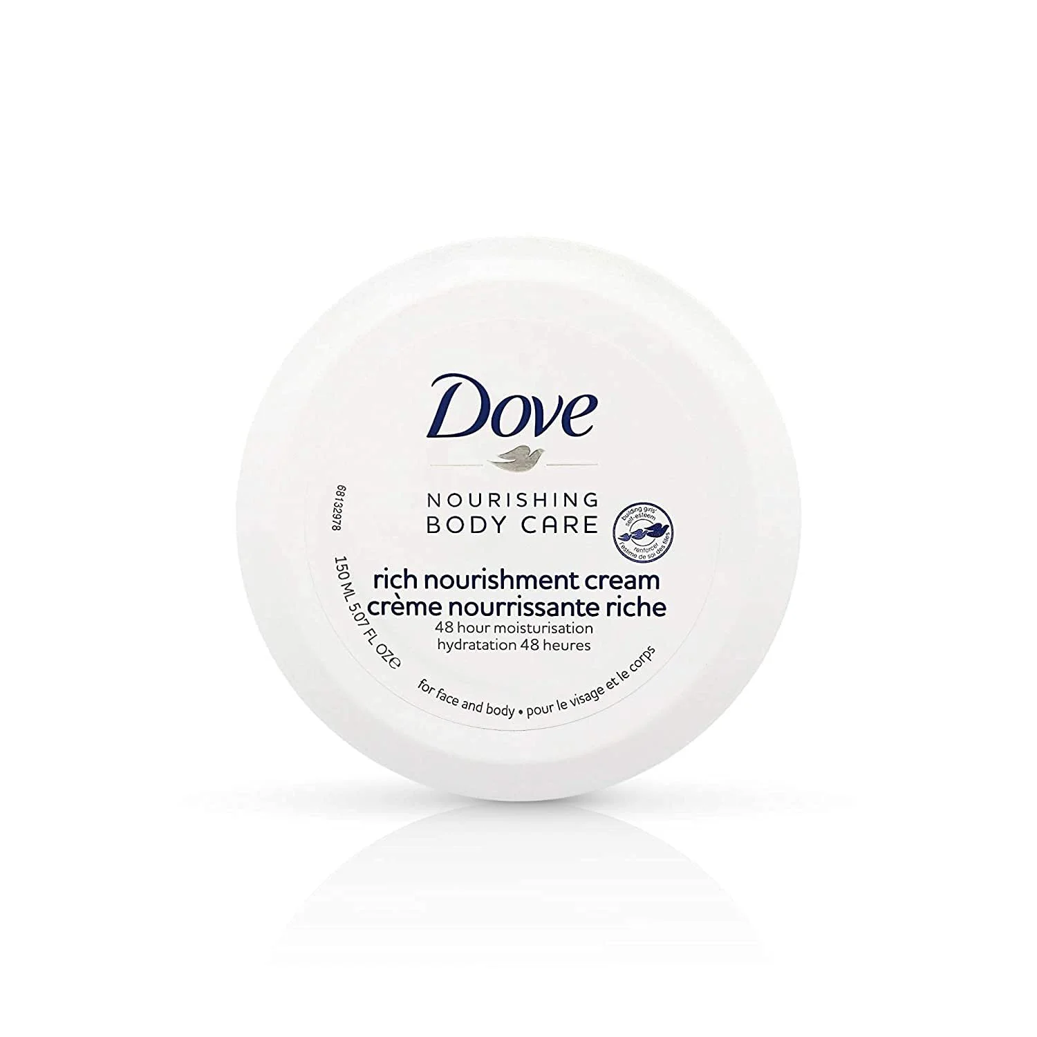 Крем Dove Rich Care увлажняющий для лица, рук и очень сухой кожи, 48 часов увлажнения, набор 2 шт, фото №7